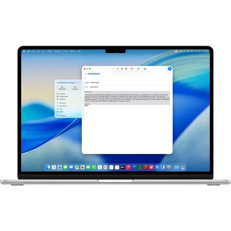 Notebook Apple MacBook Air M5 33,8 cm (13,3 palca) 2560×1664, 16 GB RAM, 1 TB SSD, macOS Tahoe, modrý