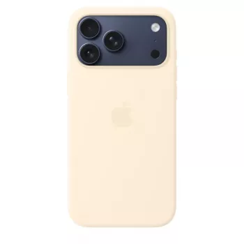 Silikónové puzdro s MagSafe pre Apple iPhone 17 Pro Max – vanilková, vhodné pre 17,5 cm (6,9