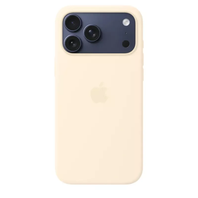Silikónové puzdro s MagSafe pre Apple iPhone 17 Pro Max – vanilková, vhodné pre 17,5 cm (6,9