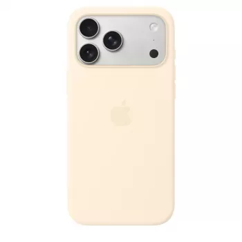 Silikónové puzdro s MagSafe pre Apple iPhone 17 Pro Max – vanilková, vhodné pre 17,5 cm (6,9