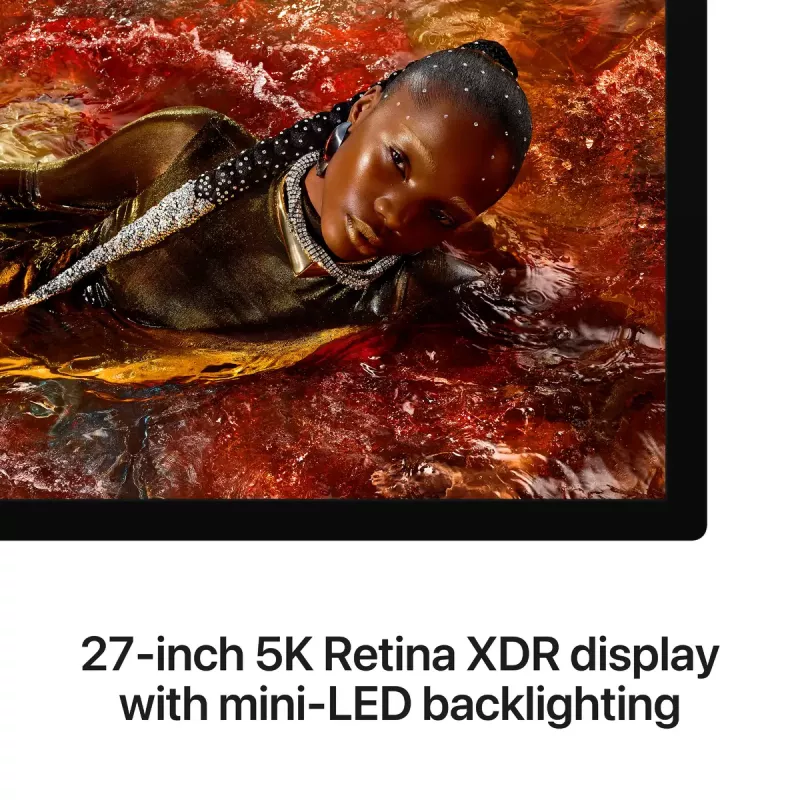 Monitor Apple Studio Display XDR — 27 inch 5K (5120×2880), LED, nanotextúrové sklo, naklápací a výškovo nastaviteľný stojan, strieborná