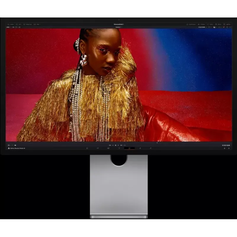 Monitor Apple Studio Display XDR — 27 inch 5K (5120×2880), LED, nanotextúrové sklo, naklápací a výškovo nastaviteľný stojan, strieborná