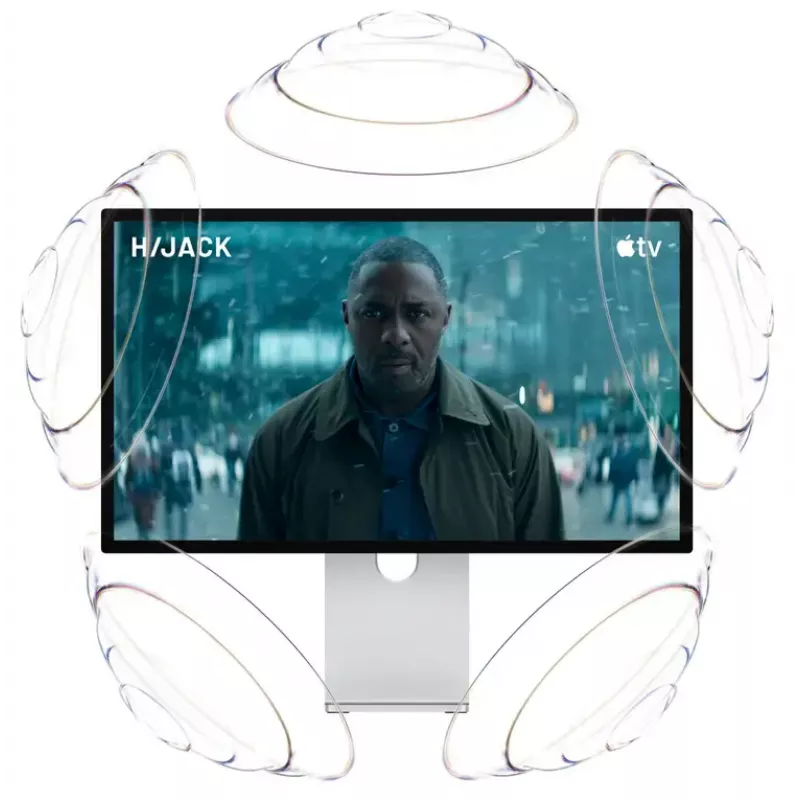 Monitor Apple Studio Display XDR — 27 inch 5K (5120×2880), LED, nanotextúrové sklo, naklápací a výškovo nastaviteľný stojan, strieborná