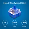 HyperX Alloy Origins PBT HX Blue – mechanická herná klávesnica