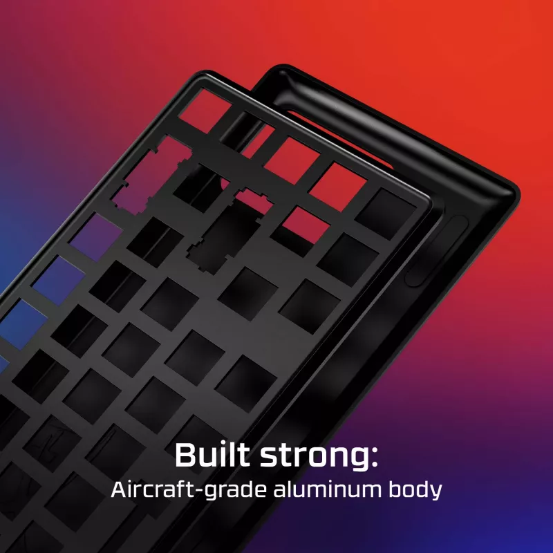 HyperX Alloy Origins Core PBT HX Aqua – mechanická herná klávesnica