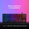HyperX Alloy Origins Core PBT HX Aqua – mechanická herná klávesnica