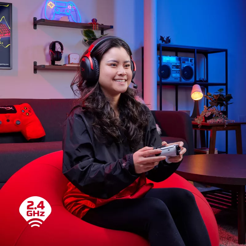 HyperX Cloud III Wireless - herný headset, čierny, Čína, okolo uší, uzavretý, aktívny, 155 mm