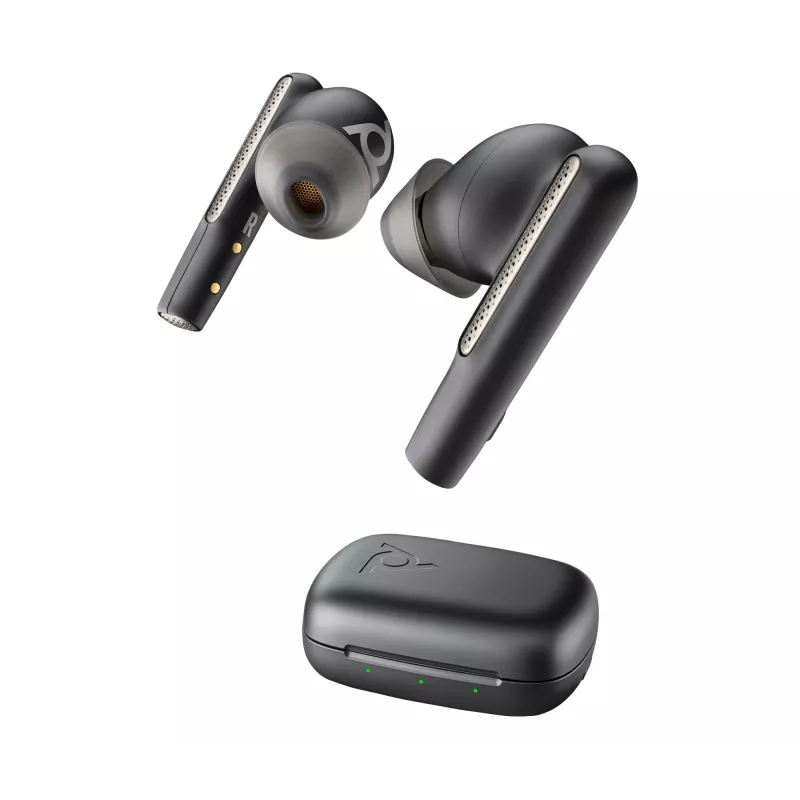 HP Poly Voyager Free 60 UC M Carbon čierne slúchadlá +BT700 USB-C adaptér +Basic Charge Case