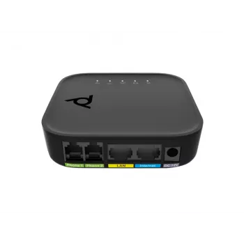 Voice-Port adaptér POLY ATA 402 2FXS VoIP adaptér s Open SIP, G.711/OPUS, jednosmerný prúd, 100–240 V AC vstup