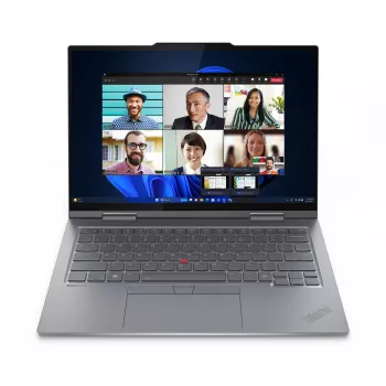 Lenovo ThinkPad X1 2-in-1 Gen 9 Intel Core Ultra 7 155U Hybrid (2-in-1) 35,6 cm (14 palcov) dotyková obrazovka WUXGA 16 GB LPDDR5x-SDRAM 512 GB SSD Wi-Fi 6E (802.11ax) Windows 11 Pro nemecký sivý