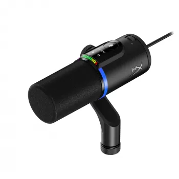 HyperX FlipCast – USB/XLR dynamický mikrofón (čierny), dynamický mikrofón, -10 dB, 20 - 20000 Hz, 0,05 %, 1 Ω, 192 kHz