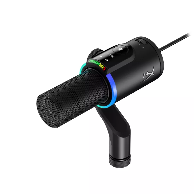 HyperX FlipCast – USB/XLR dynamický mikrofón (čierny), dynamický mikrofón, -10 dB, 20 - 20000 Hz, 0,05 %, 1 Ω, 192 kHz