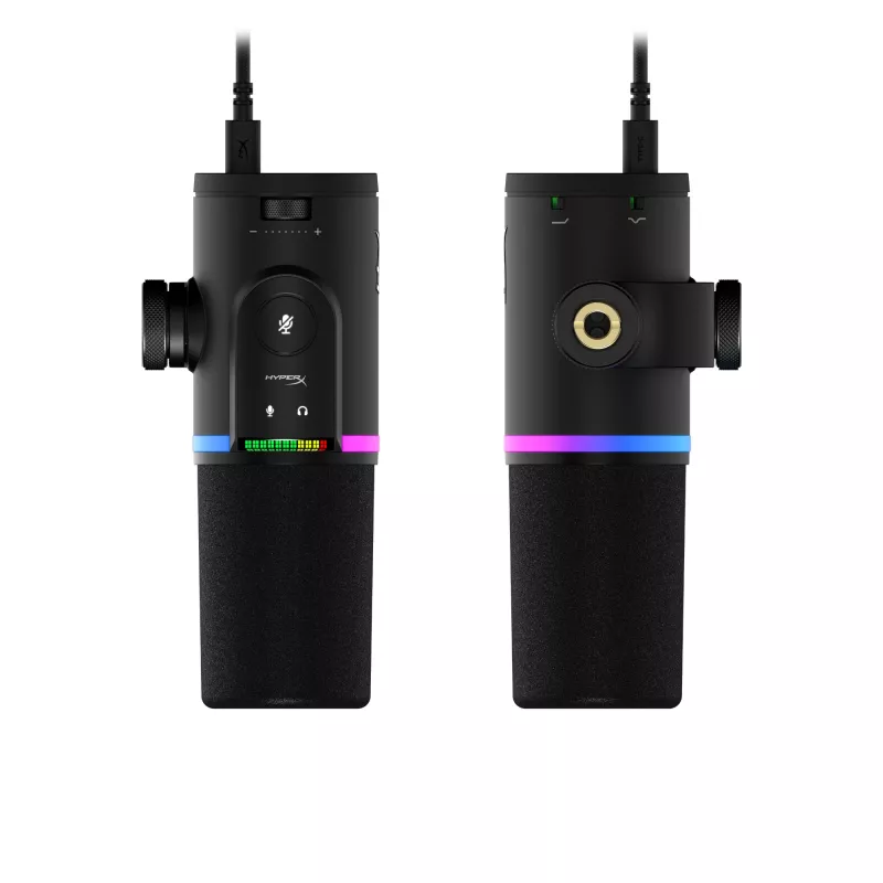 HyperX FlipCast – USB/XLR dynamický mikrofón (čierny), dynamický mikrofón, -10 dB, 20 - 20000 Hz, 0,05 %, 1 Ω, 192 kHz