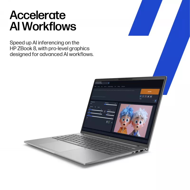 Notebook HP ZB 8 G1i 16 U7 255H 16i 32/512 B72T2ET#ABB