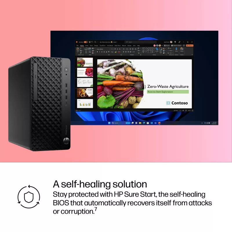 HP ProDesk 4 Tower G1i stolný AI PC Intel Core Ultra 5 225 16 GB DDR5-SDRAM Windows 11 Pro