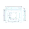 ProDVX FM-10S — čierny držiak monitora, 270×188×27,4 mm, 0,67 kg, 1 ks