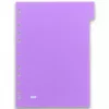Oddeľovač Elba Oxford 400005445 — A4 polypropylén (PP), triedené farby, 6 kusov, 227×300 mm