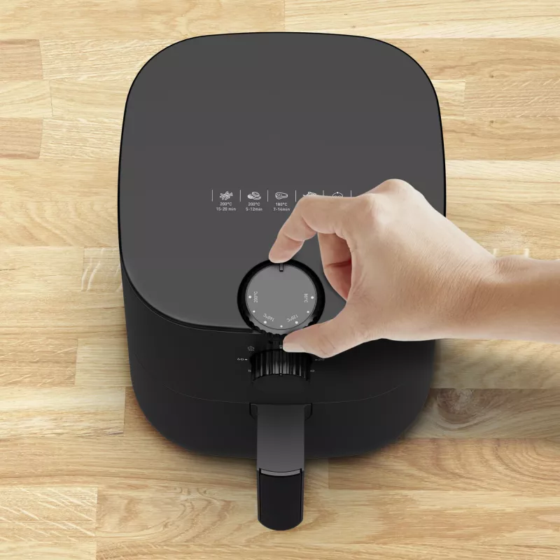 Tefal Easy Fry EY1308 Single 3,5 l samostatne stojaci 1030 W teplovzdušná fritéza čierna