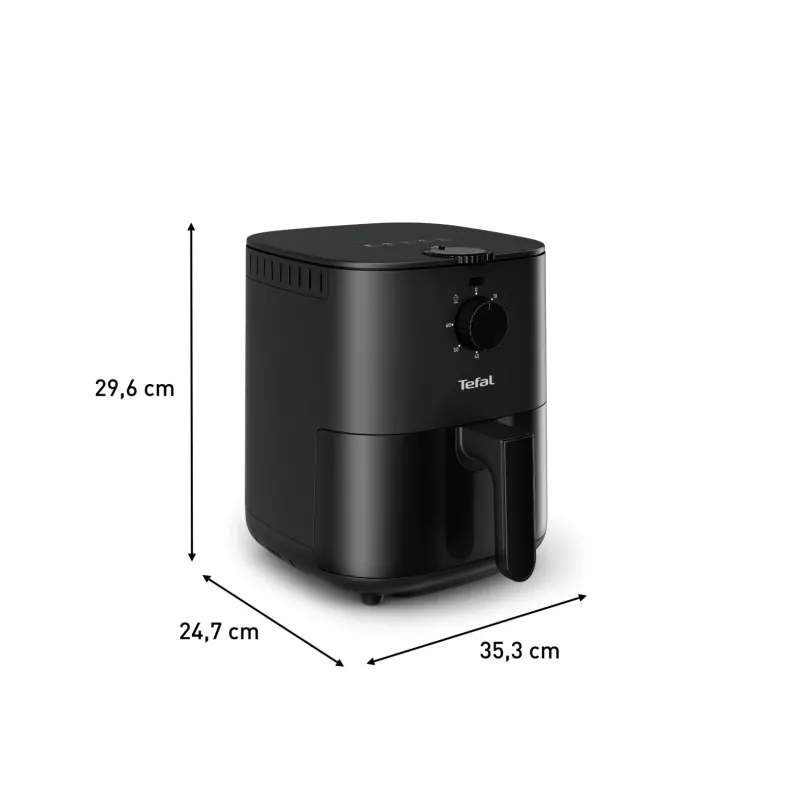 Tefal Easy Fry EY1308 Single 3,5 l samostatne stojaci 1030 W teplovzdušná fritéza čierna