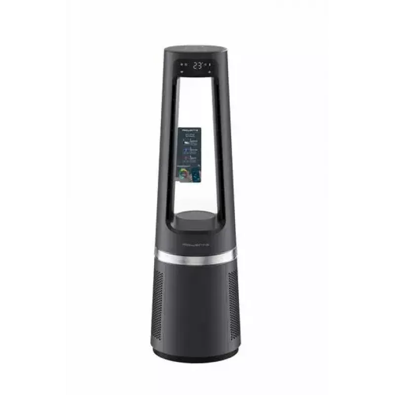 Čistička vzduchu Rowenta Eclipse 3-in-1 Connect QU5072 pre až 50 m², 130 m³/h, 62 dB, strieborná
