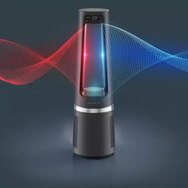 Čistička vzduchu Rowenta Eclipse 3-in-1 Connect QU5072 pre až 50 m², 130 m³/h, 62 dB, strieborná