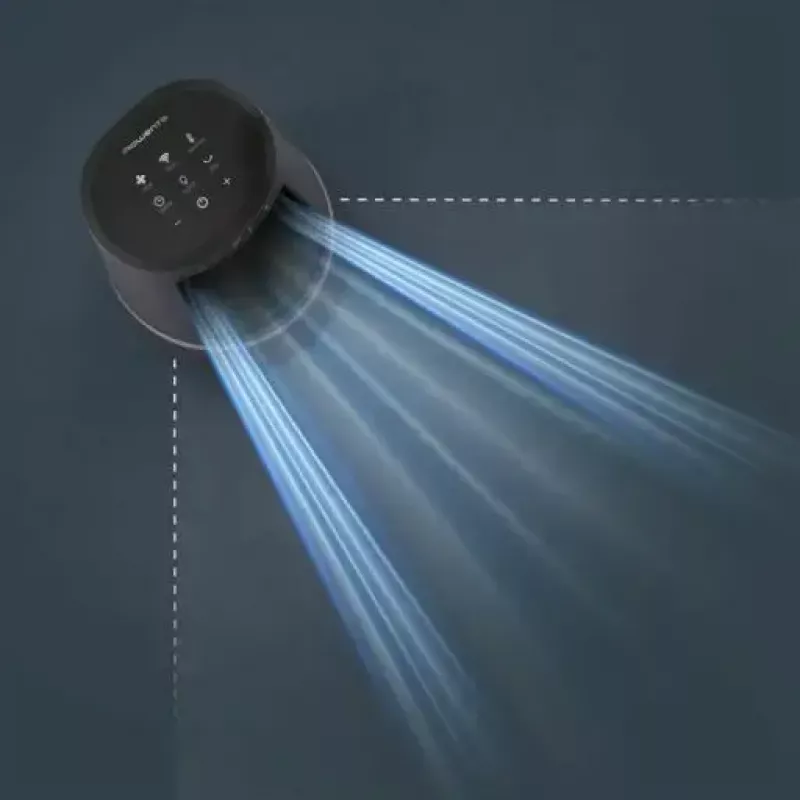 Čistička vzduchu Rowenta Eclipse 3-in-1 Connect QU5072 pre až 50 m², 130 m³/h, 62 dB, strieborná