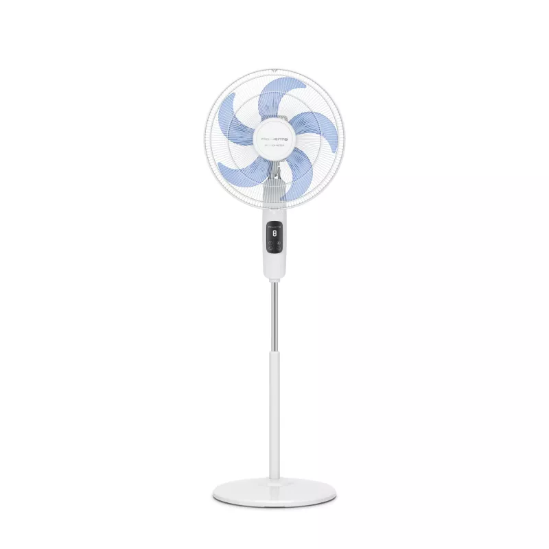 Podlahový ventilátor Rowenta Turbo Silence VU5450F0, 32 W, výška 1470 mm, biely