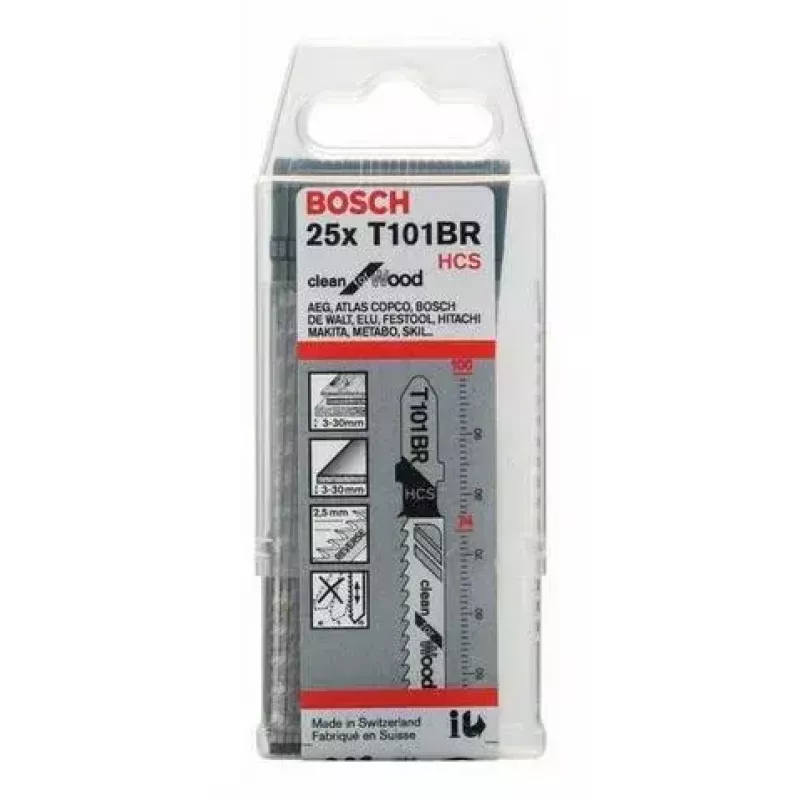 Čepeľ do priamočiarej píly Bosch 2 608 633 623 uhlíková oceľ 25 kusov