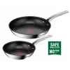 Sada panvíc Tefal Intuition B817S255 — panvice z nehrdzavejúcej ocele 20 cm a 26 cm