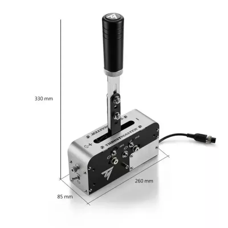 Ručná brzda Thrustmaster 4060306 USB čierna strieborná pre PC PS4 PS5 Xbox