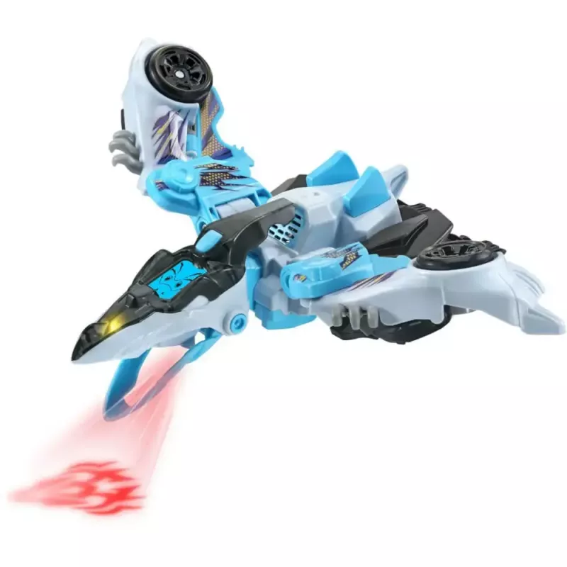 Transformovateľná hračka VTech Switch & Go Dinos Fire Pterotactyl — VTech model 80-572804, elektronický transformovateľný dinosaurus/vozidlo