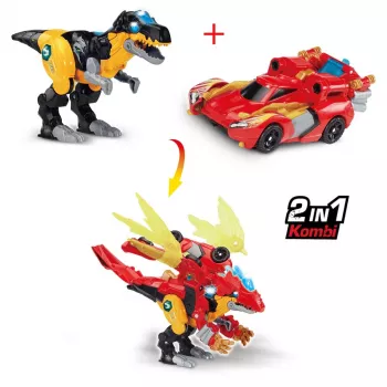 Hracia figúrka VTech Switch & Go Combo Mega Dragon — transformovateľná sada vozidlo-drak