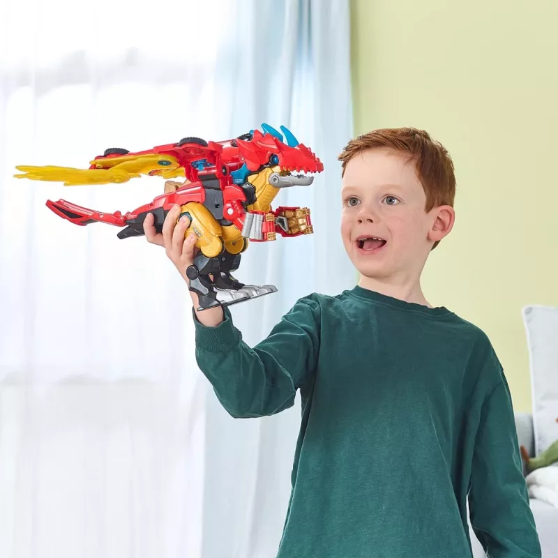 Hracia figúrka VTech Switch & Go Combo Mega Dragon — transformovateľná sada vozidlo-drak