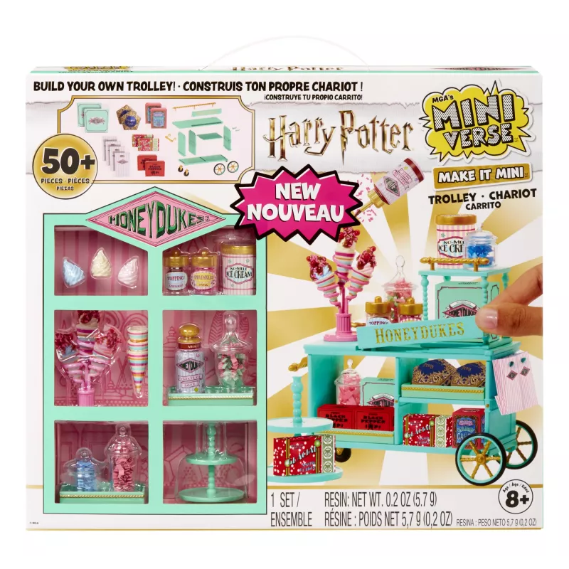 Miniverse Make It Mini Harry Potter Honeydukes sada, 8 rokov, Harry Potter, viacfarebný, plast