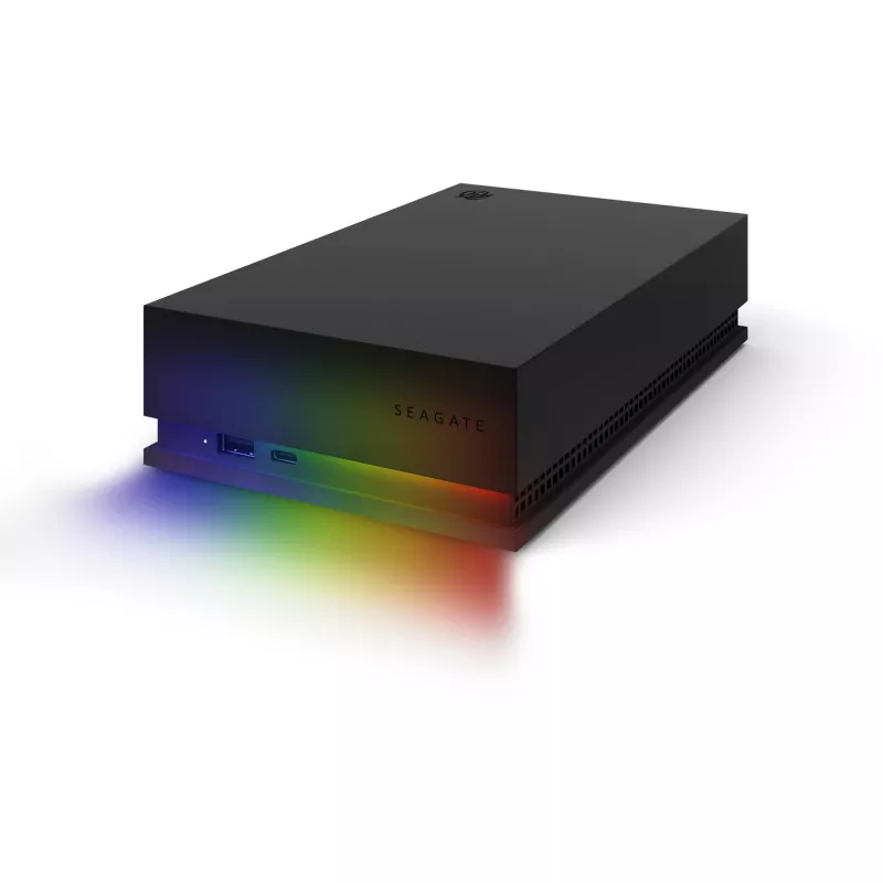 Seagate FireCuda Gaming Hub externý pevný disk 8 TB Micro-USB B / USB Type-A / USB Type-C 3.2 Gen 1 (3.1 Gen 1) čierny