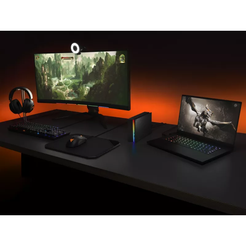 Seagate FireCuda Gaming Hub externý pevný disk 8 TB Micro-USB B / USB Type-A / USB Type-C 3.2 Gen 1 (3.1 Gen 1) čierny