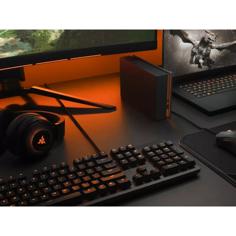 Seagate FireCuda Gaming Hub externý pevný disk 8 TB Micro-USB B / USB Type-A / USB Type-C 3.2 Gen 1 (3.1 Gen 1) čierny