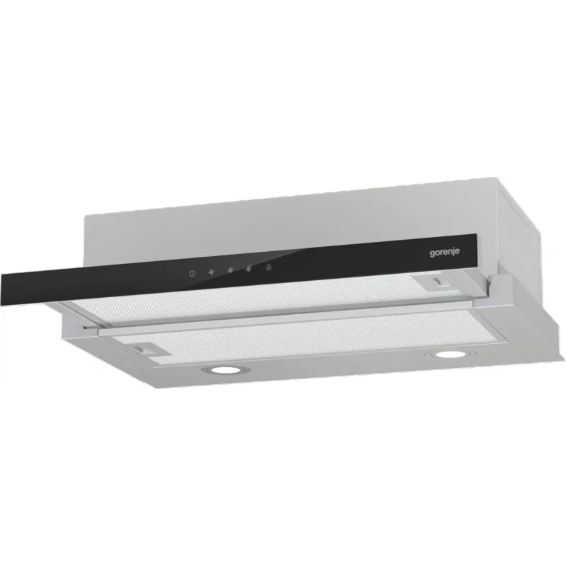 Gorenje TH64E3SGB digestor polovstavaný (výsuvný) nerez 350 m³/h