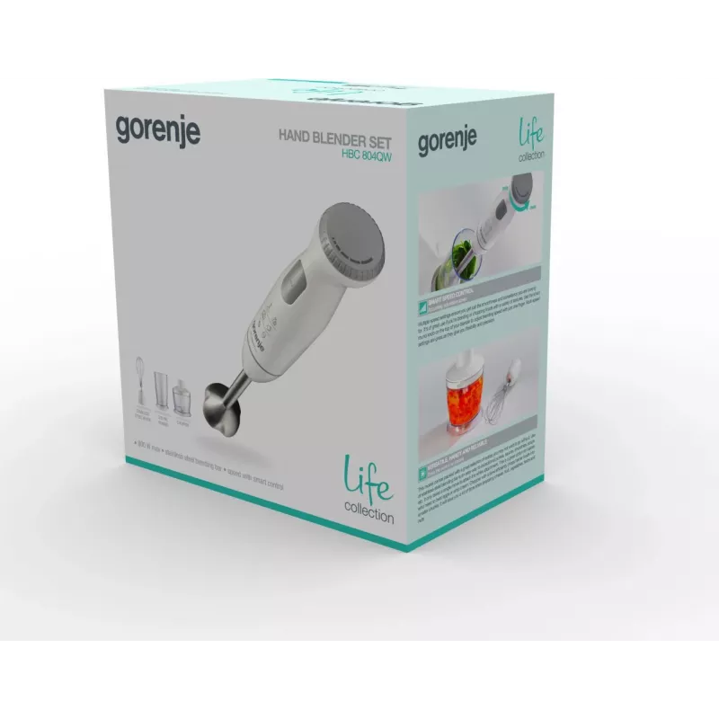 Gorenje HBC804QW 0,5 l tyčový mixér 800 W biela