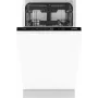 Gorenje umývačka riadu GV561D10 BK070, podstavná, Slimline (45 cm), biela, štandard (80 - 85 cm), čierna, tlačidlá