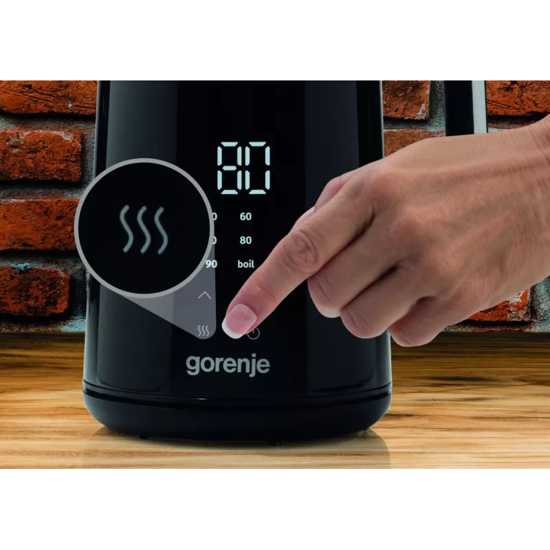 Gorenje K17DWD kanvica 1,7 l 2200 W čierna