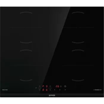 Gorenje indukčná varná doska GI6401BCE RAL9017, čierna, vstavaná, 59,5 cm, zónová indukčná varná doska, sklokeramika, 4 zóny