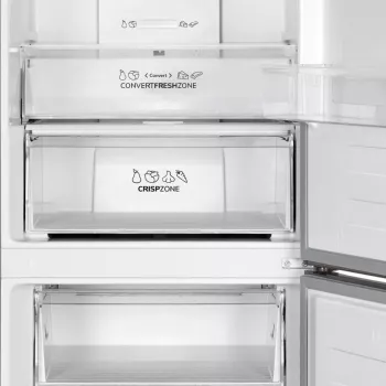 Gorenje chladnička s mrazničkou NRK619CABXL4, 304 l, 6 kg/24h, trieda C, priehradka čerstvosti, čierna