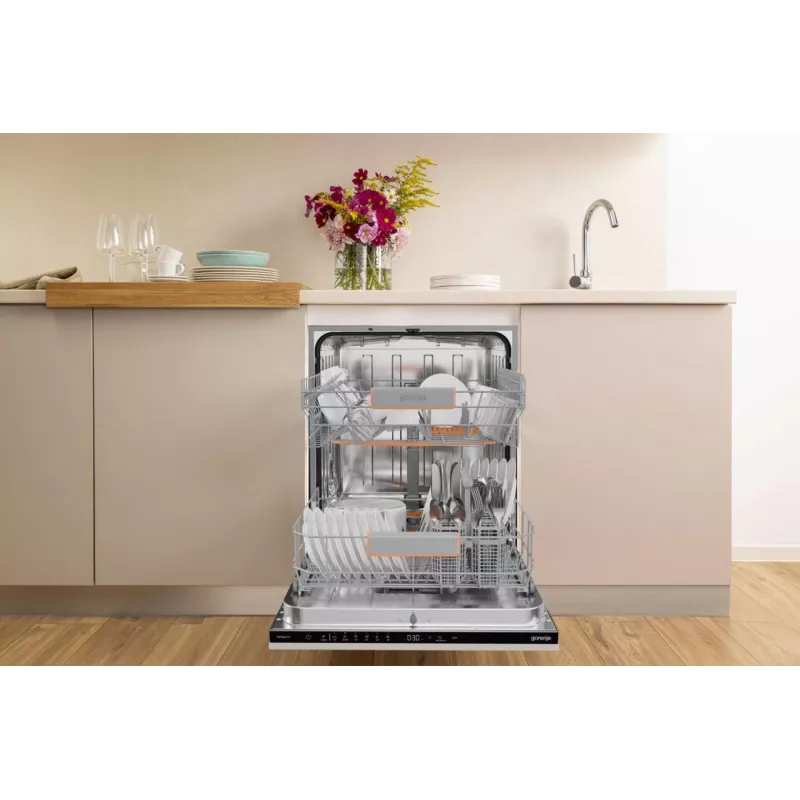 Gorenje GV642C65 plne integrovaná umývačka riadu 14 súprav riadu