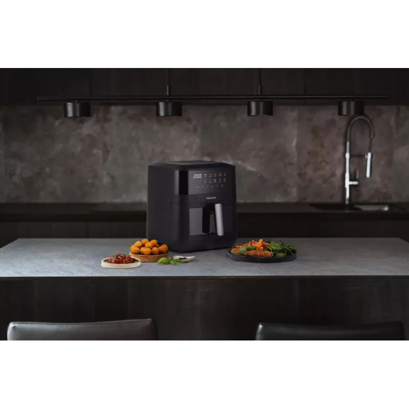 Hisense HAF2100DCD samostatná 7,7 l 2100 W fritéza s horúcim vzduchom čierna