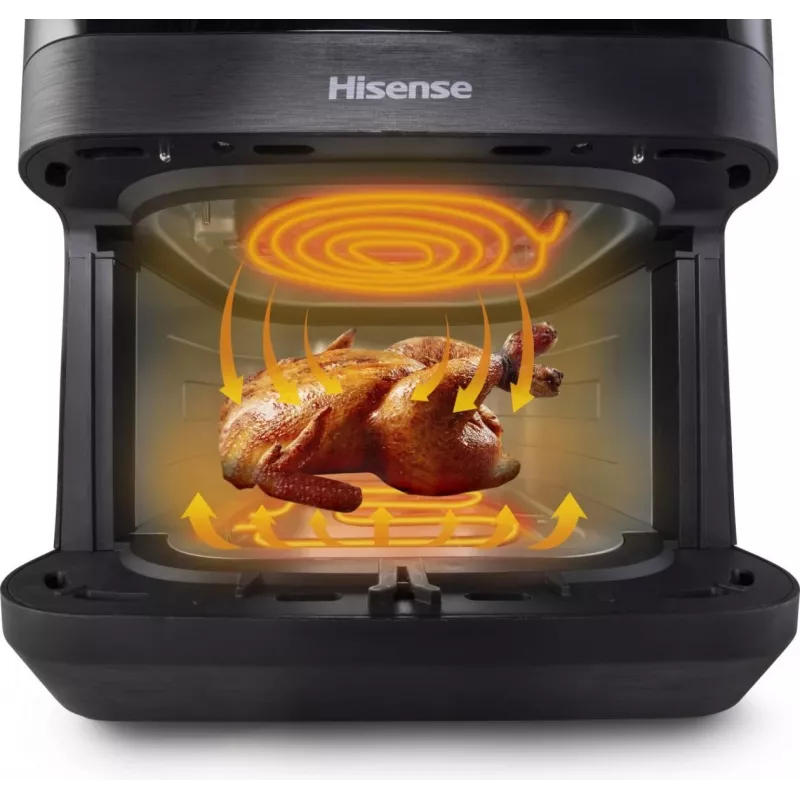 Hisense HAF2100DCD samostatná 7,7 l 2100 W fritéza s horúcim vzduchom čierna