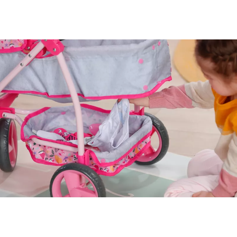 BABY born Deluxe kočík pre bábiky, kočík pre bábiky, 3 roky