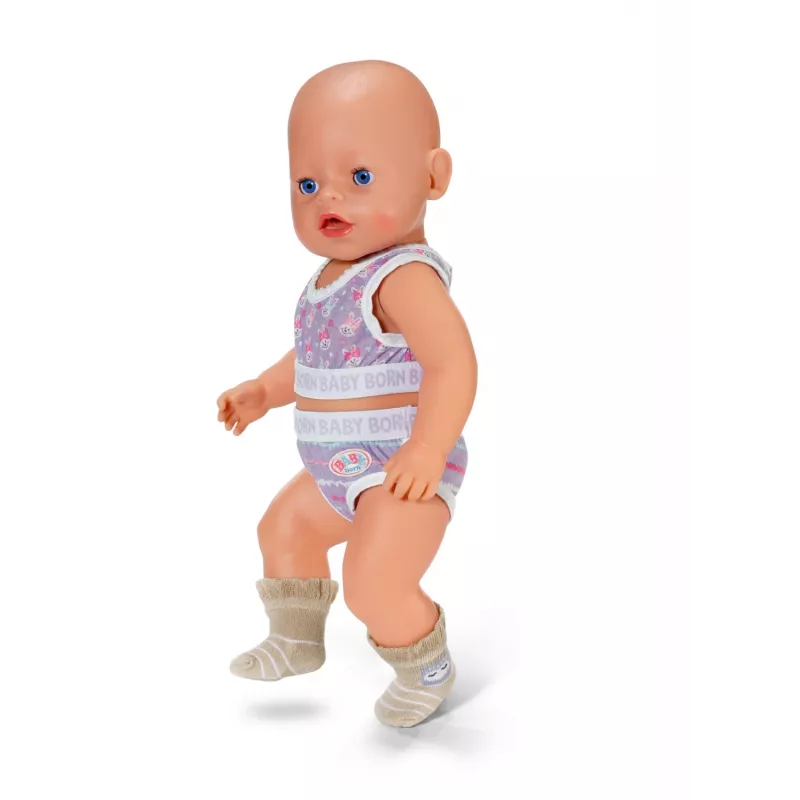 BABY born Strumpfhosen & Socken Schaf 2-fach sortiert 43 cm pančucháče pre bábiky