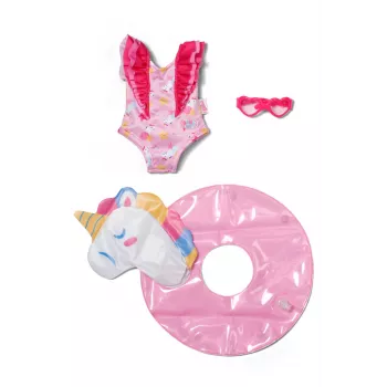 BABY born Bade-Set Einhorn 43 cm, kúpacie oblečenie pre bábiky, 3 roky