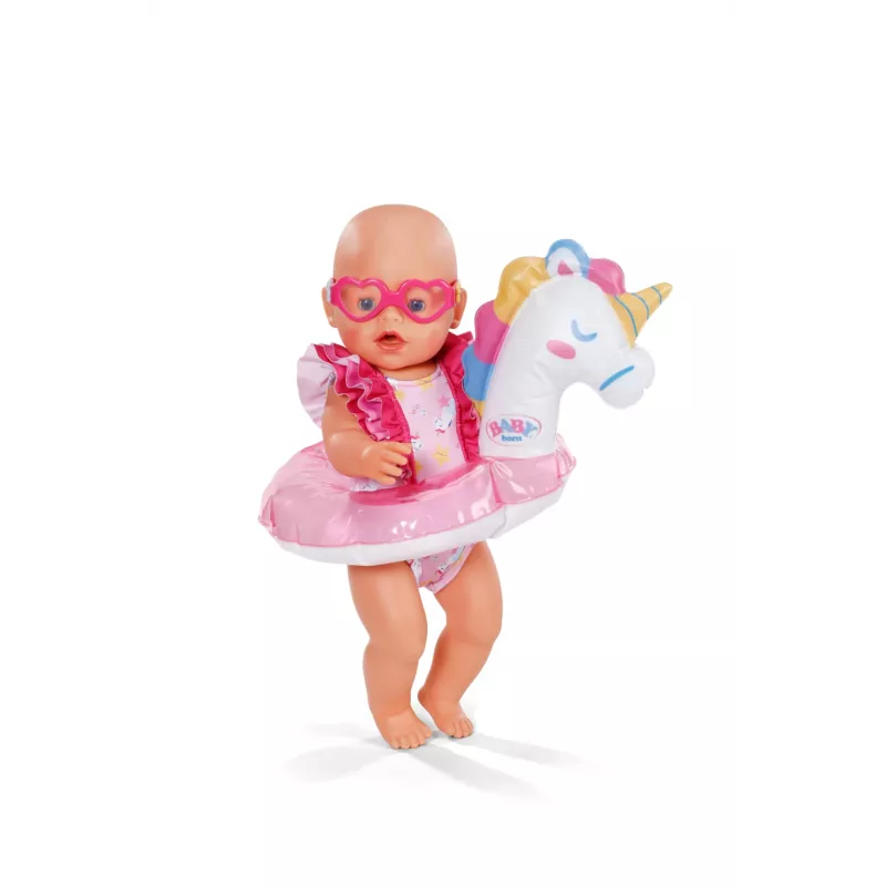 BABY born Bade-Set Einhorn 43 cm, kúpacie oblečenie pre bábiky, 3 roky